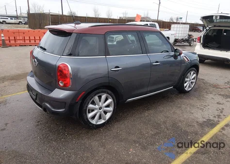 2016 Mini Countryman Cooper S z USA, uszkodzony, nr VIN WMWZC5C59GWT38648